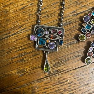 Patricia Locke Crystal Sterling Jewelry Set